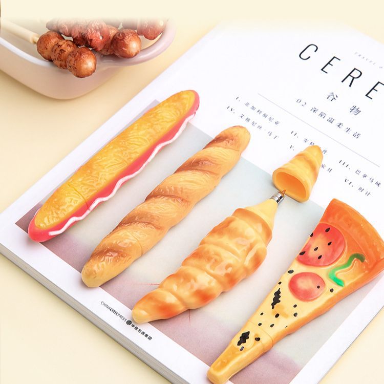 Wholesale Korean Creative Funny  Food Bread Ballpoint Pen