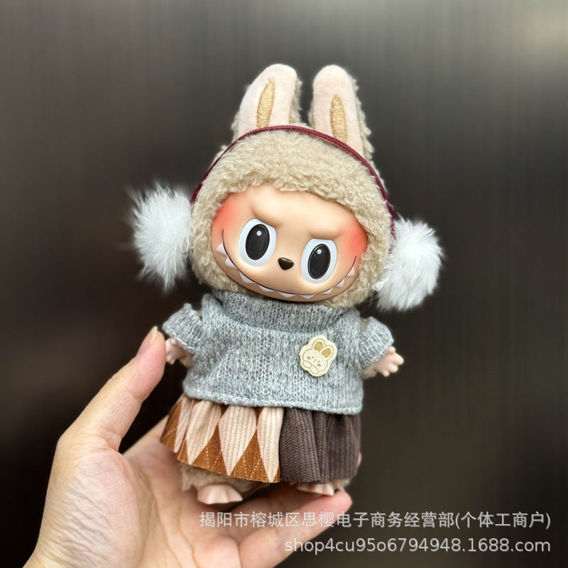 Wholesale Cute cartoon doll clothes set toy