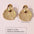 Wholesale light luxury  exaggerated earrings geometric stainless steelearrings