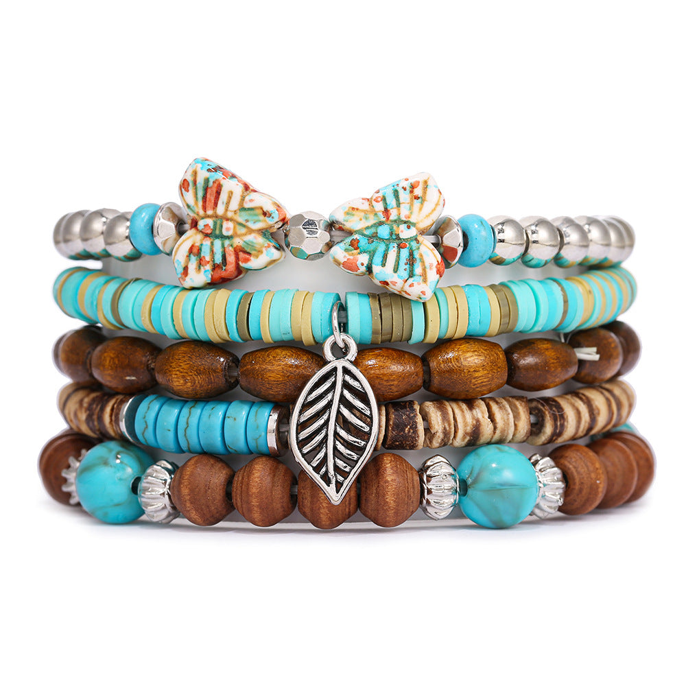 Wholesale Bohemian Stacked Bracelet Set