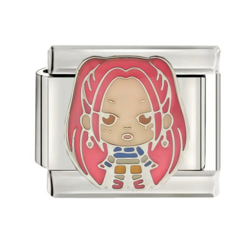 Wholesale 9mm Italian Charm Starter Bracelets DIY square Single Section Creative Stainless Steel Composable Bracelet