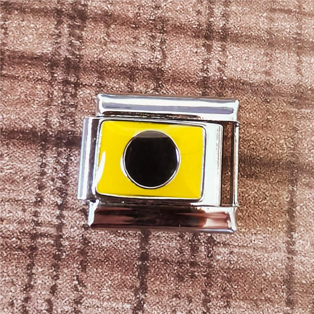 Wholesale 2pcs Italian Charm Bracelet 9mm DIY Splicing Removable Stainless Steel Flag Series Composable Bracelet ACC-BT-XY043