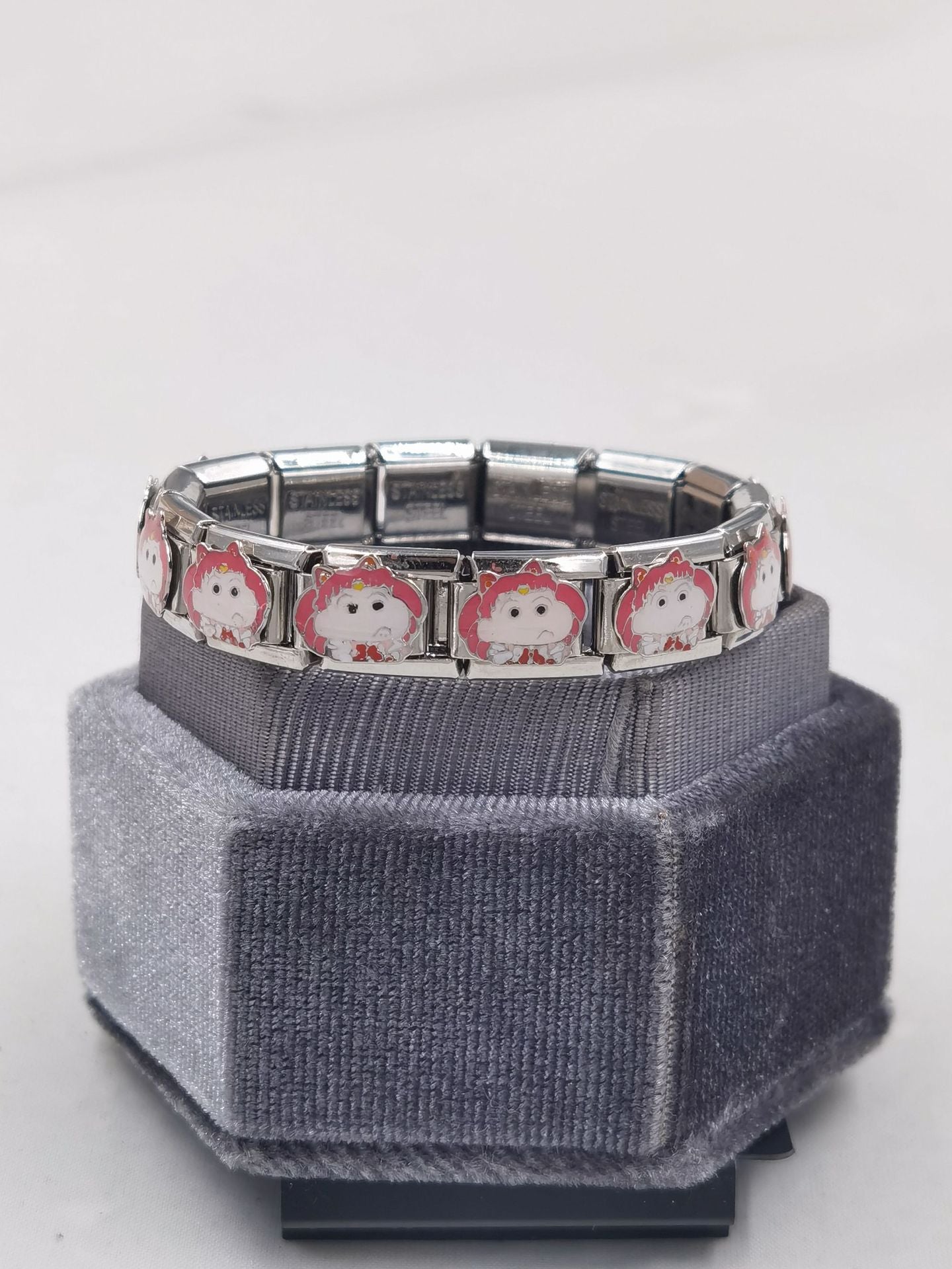 Wholesale Italian Charm Bracelet 9mm DIY Splicing Removable Stainless Steel Cartoon Composable Bracelet ACC-BT-XY041