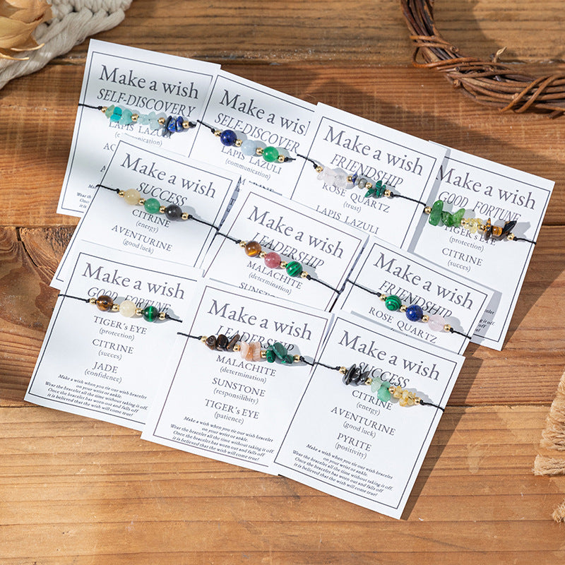 Bracciale di benedizione in pietra naturale all'ingrosso