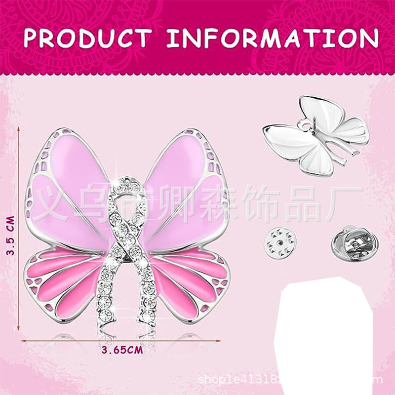 Wholesale World Breast Cancer Lapel Pin Pink Ribbon Lapel Pin