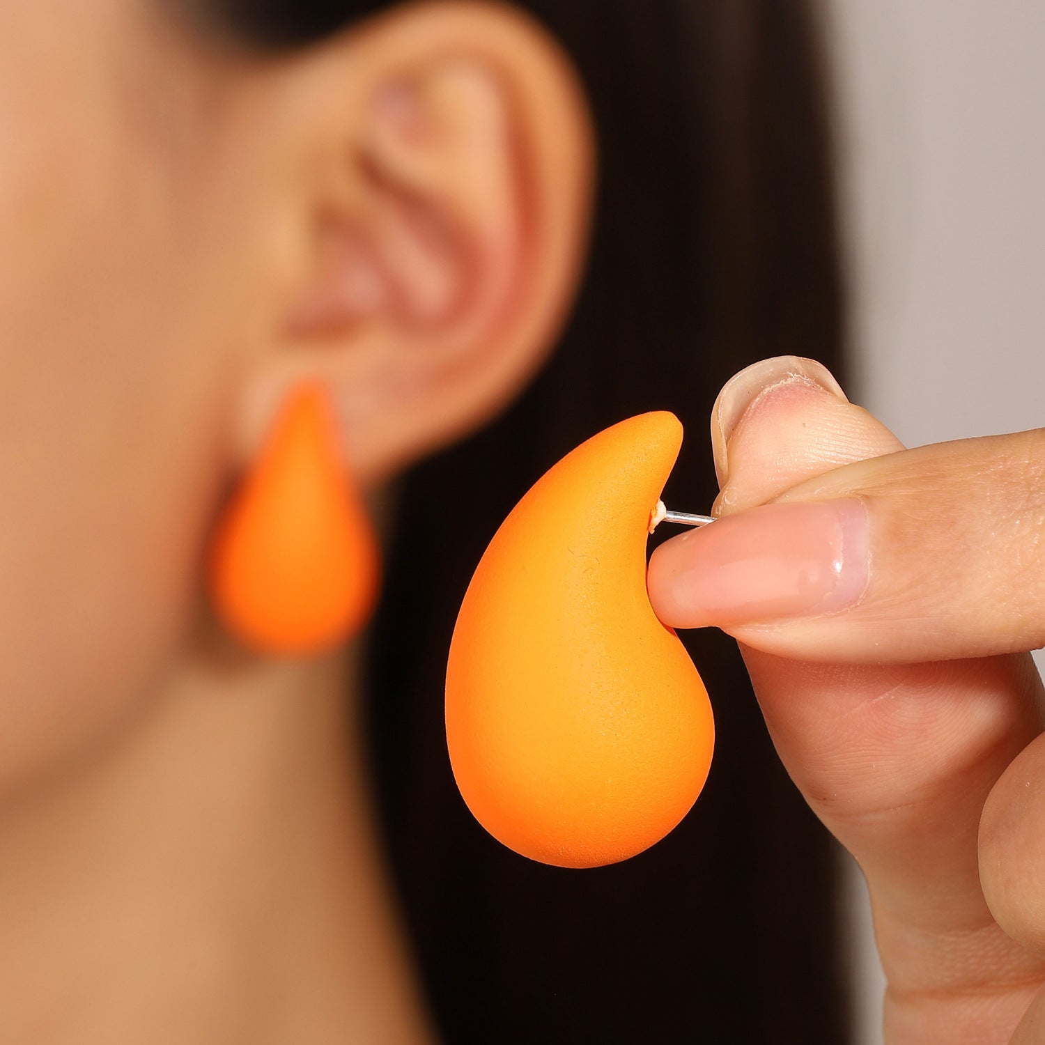 Wholesale Vintage Comma Teardrop Punk Style Earrings ACC-ES-MY015