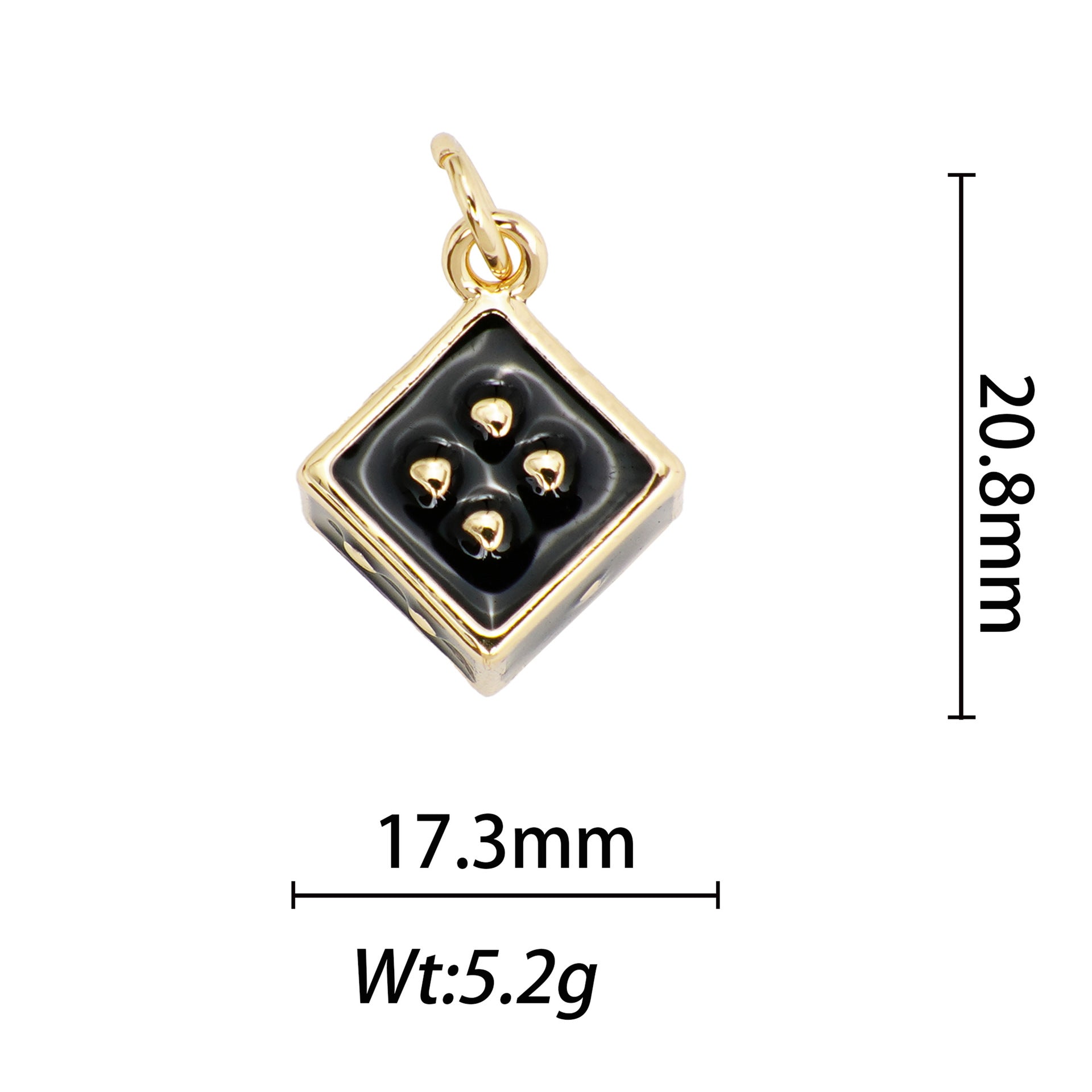 Wholesale 10pcs 18k pure gold copper plating ladies necklace pendant