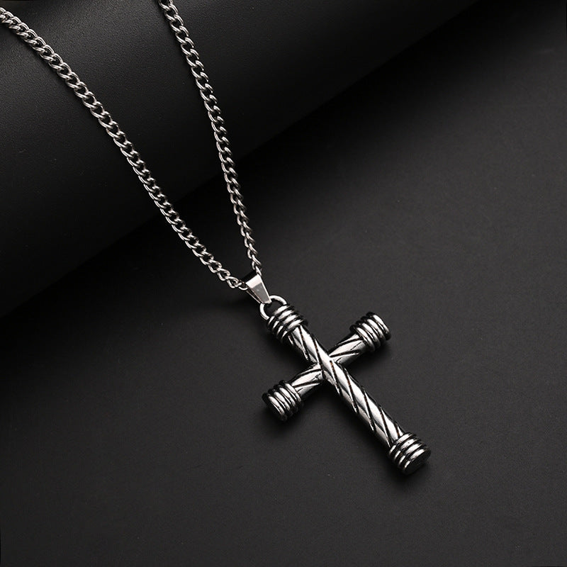 Wholesale hip-hop necklace jewelry personality disco alloy pendant sweater chain