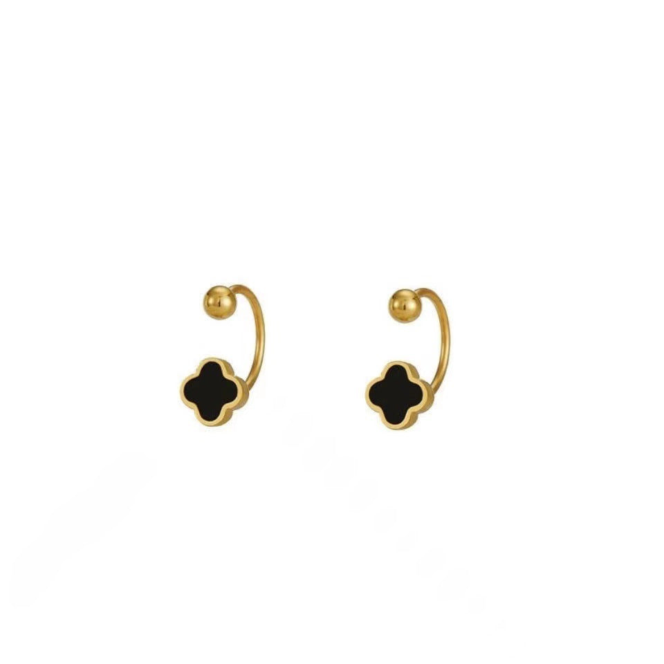 Wholesale  U-shaped mini screw small ear bone nail titanium steel earrings