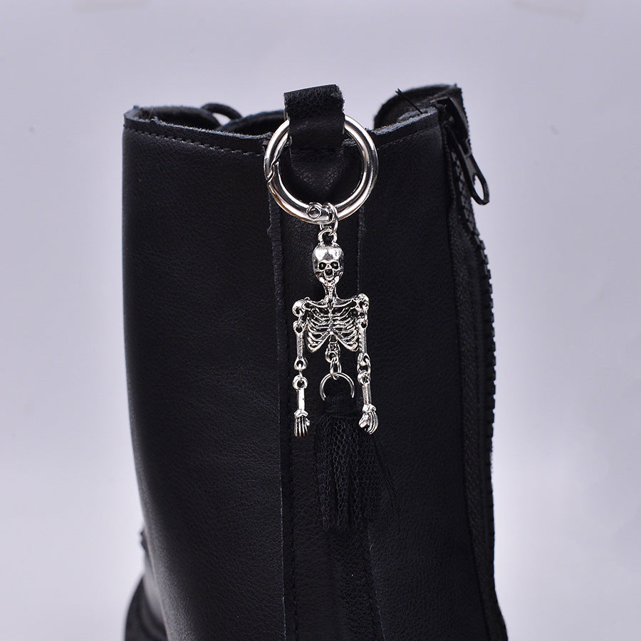 Wholesale skull-patterned tulle skirt pendant Shoes Charms