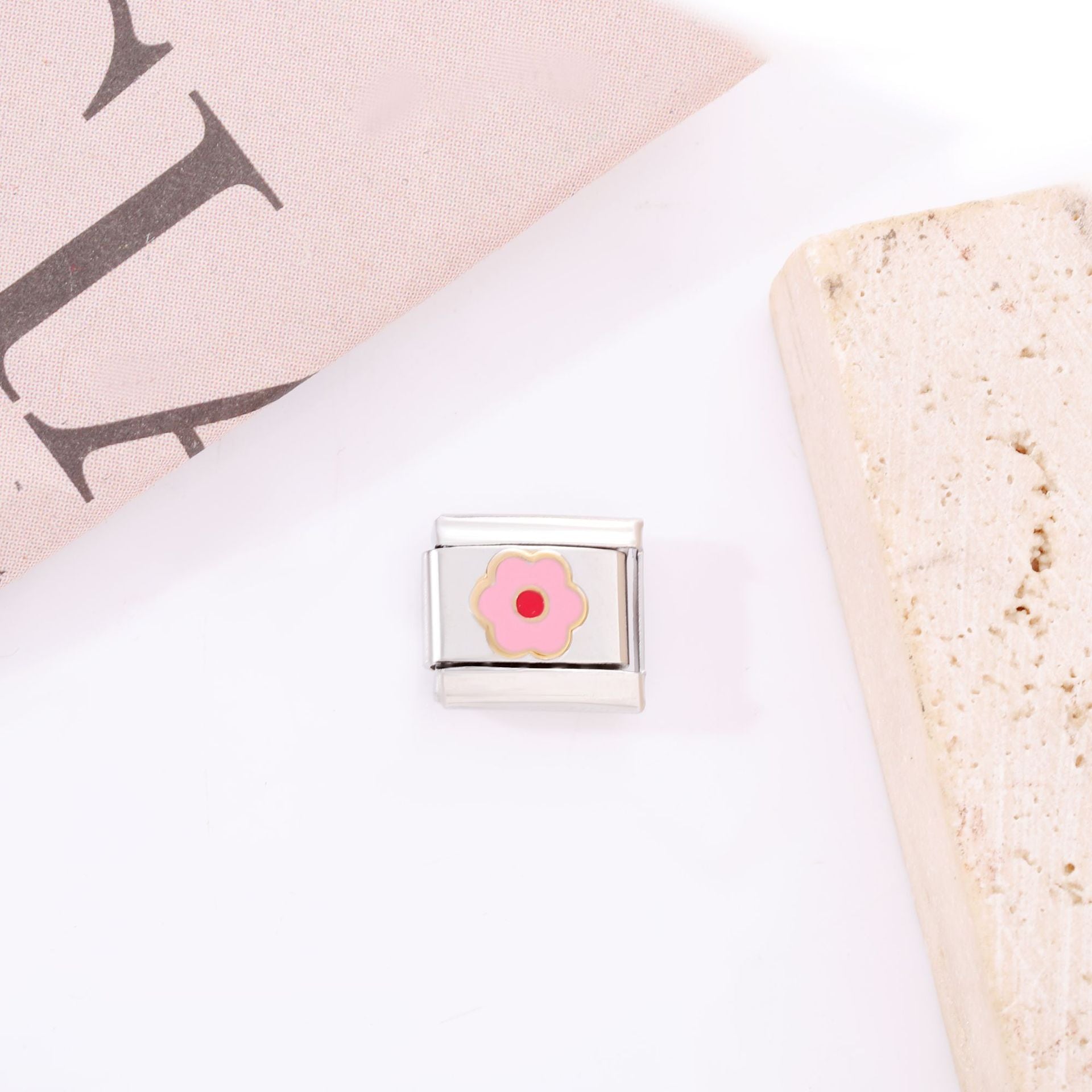 Wholesale 10pcs Italian Charm Bracelet 9mm DIY Splicing Removable Mother's Day Stainless Steel Composable Bracelet