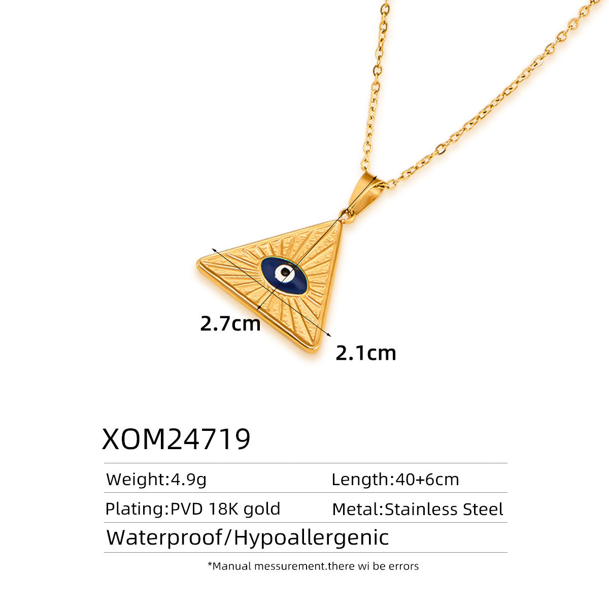Wholesale Titanium steel non-fading high-end clavicle chain