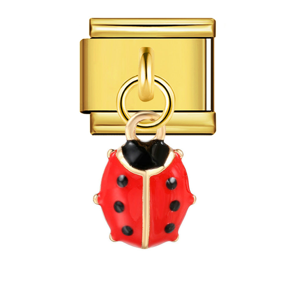 Wholesale  Italian Charm Bracelet 9mm DIY hook style Creative Stainless Steel Composable Bracelet