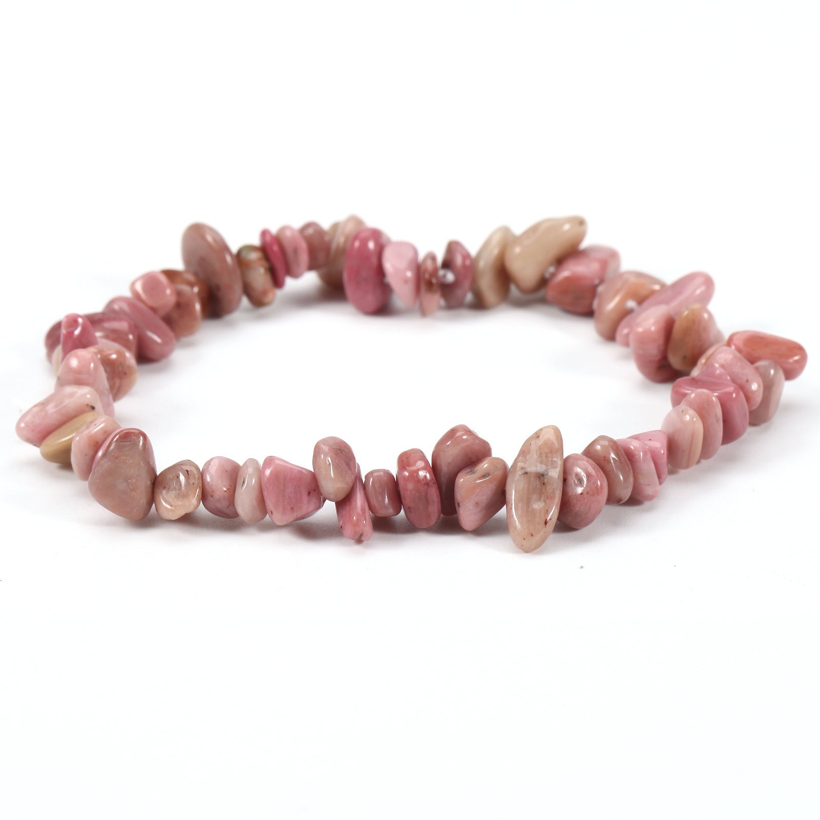 Wholesale Geometric Natural Stone Bracelet Irregular Gravel Beads Elastic Handmade Jewelry Accessory for Boutique Resale