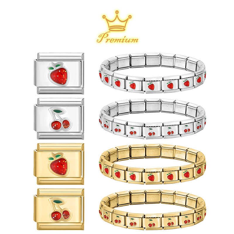 Wholesale Simple Retro Stainless Steel DIY Bracelet Jewelry Accessory
