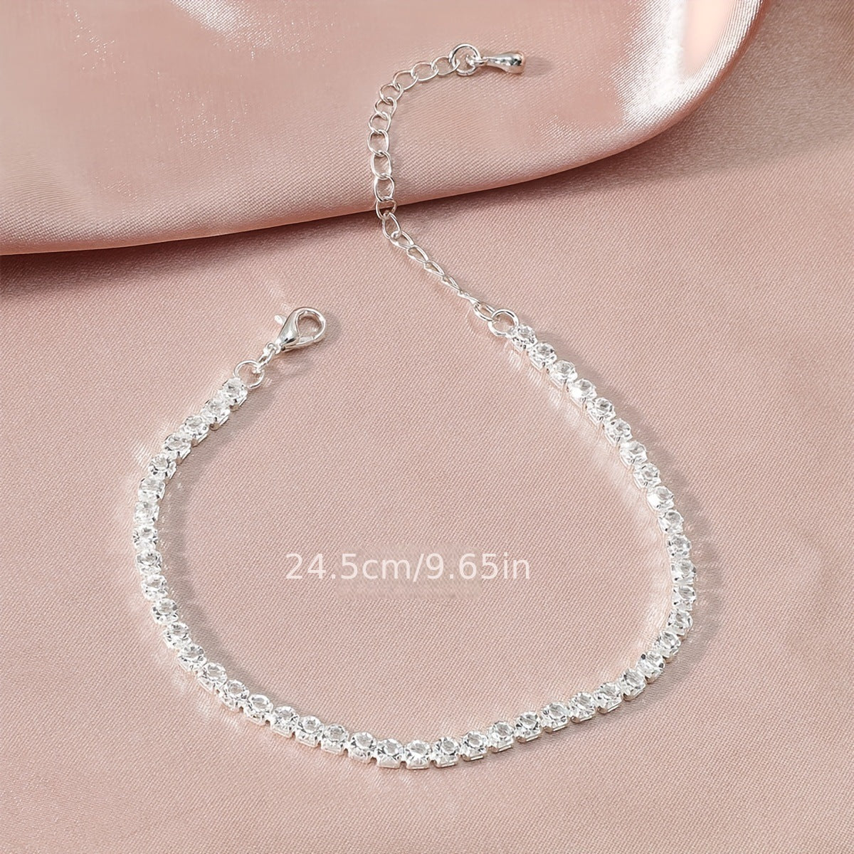 Wholesale full diamond luxury anklet