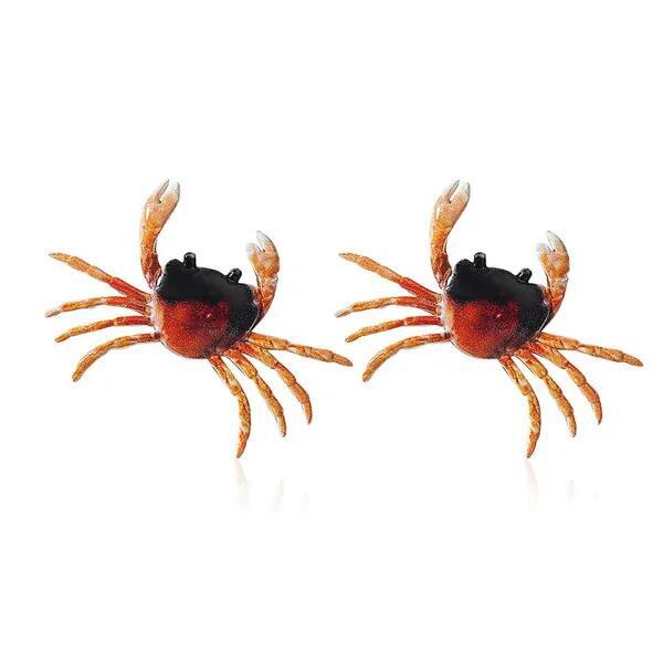 Wholesale Crab Cute Animal Earrings