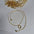 Wholesale Real Gold Electroplated High Color-retaining Irregular Circle Necklace