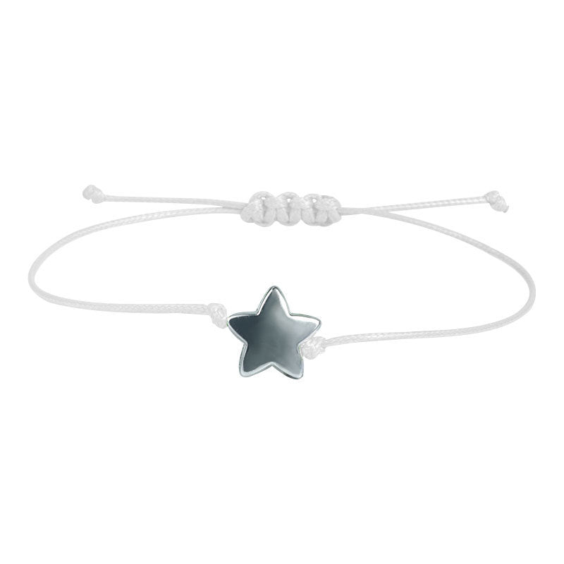 Wholesale Five-pointed Star Woven Hand Rope Color Adjustable Bracelet