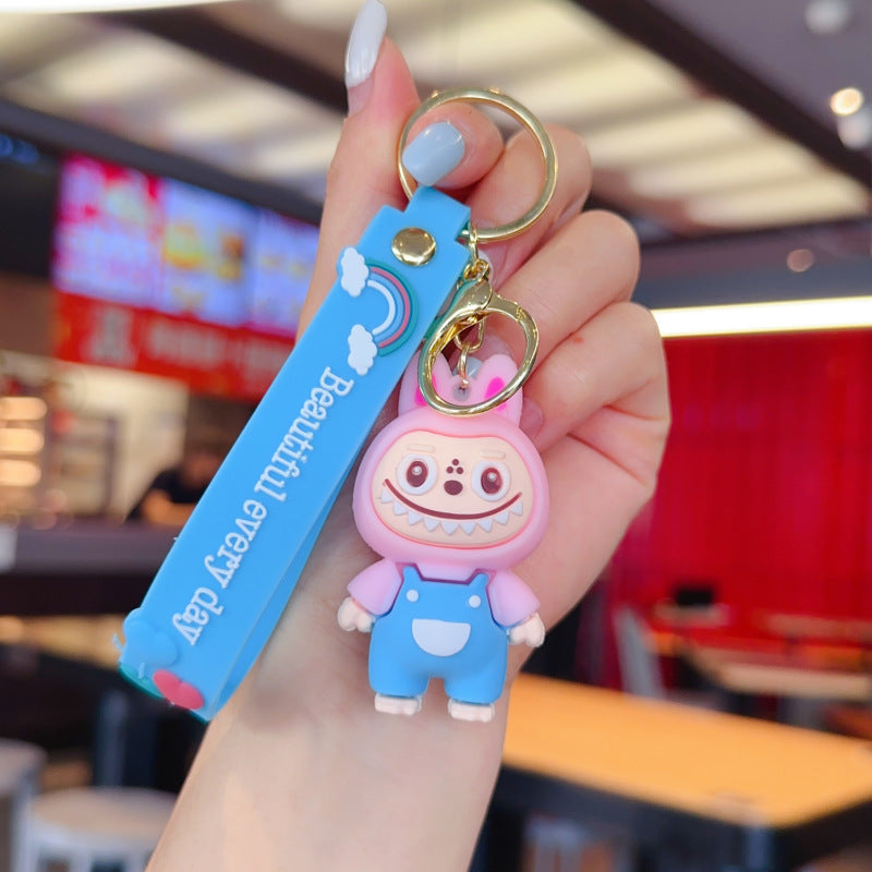 Wholesale Cute cartoon silicone keychain