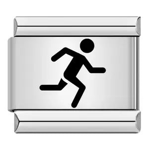 Wholesale Italian Charm Bracelet 9mm DIY Splicing Removable Sports Stainless Steel Composable Bracelet