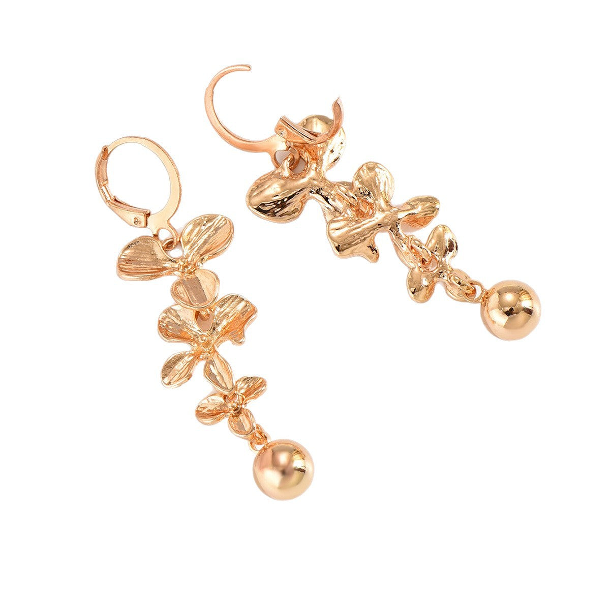 Orecchini pendenti con sfera in lega all'ingrosso