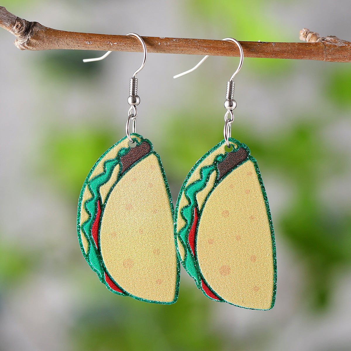 Wholesale Mexican Sombrero Tequila Cactus Acrylic Earrings
