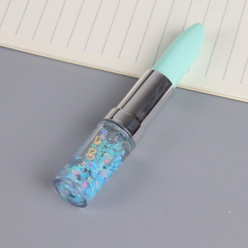 Wholesale lipstick fresh quicksand powder plastic signature pen ACC-PN-Liuj003