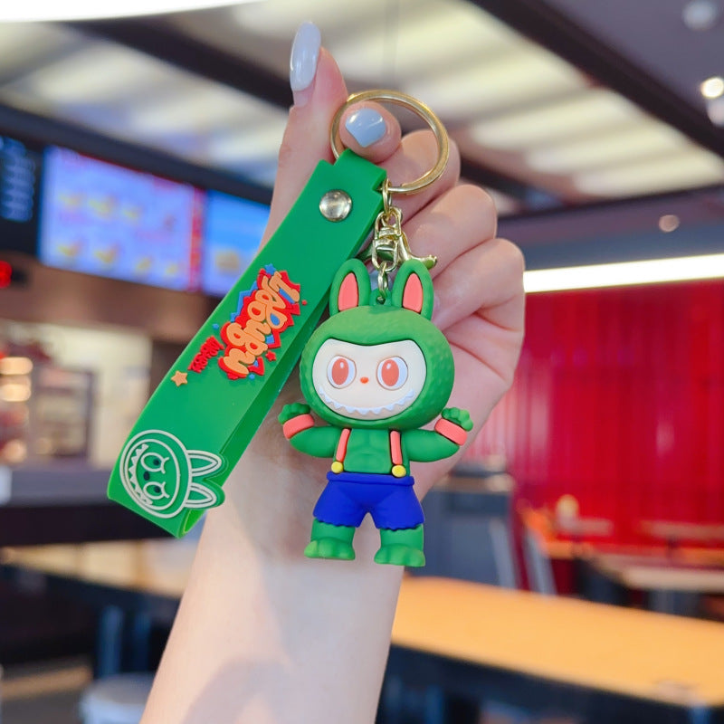 Wholesale Cute cartoon silicone keychain