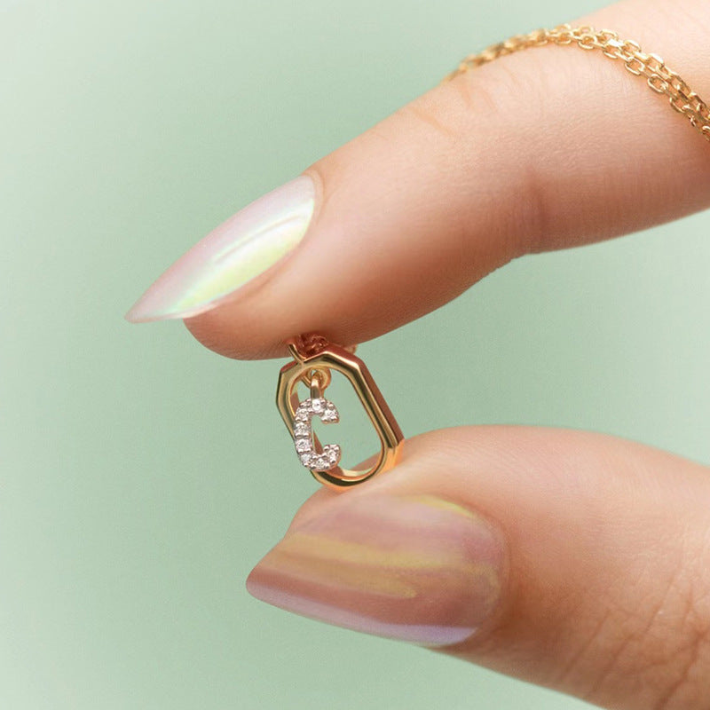 Wholesale Silver MINI Letter Necklace