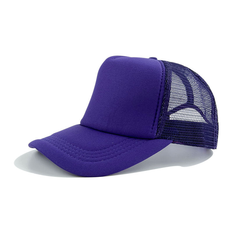 Wholesale Outdoor Solid Color Light Plate Mesh Hat Embroidery Baseball Cap ACC-HT-XiongYing001