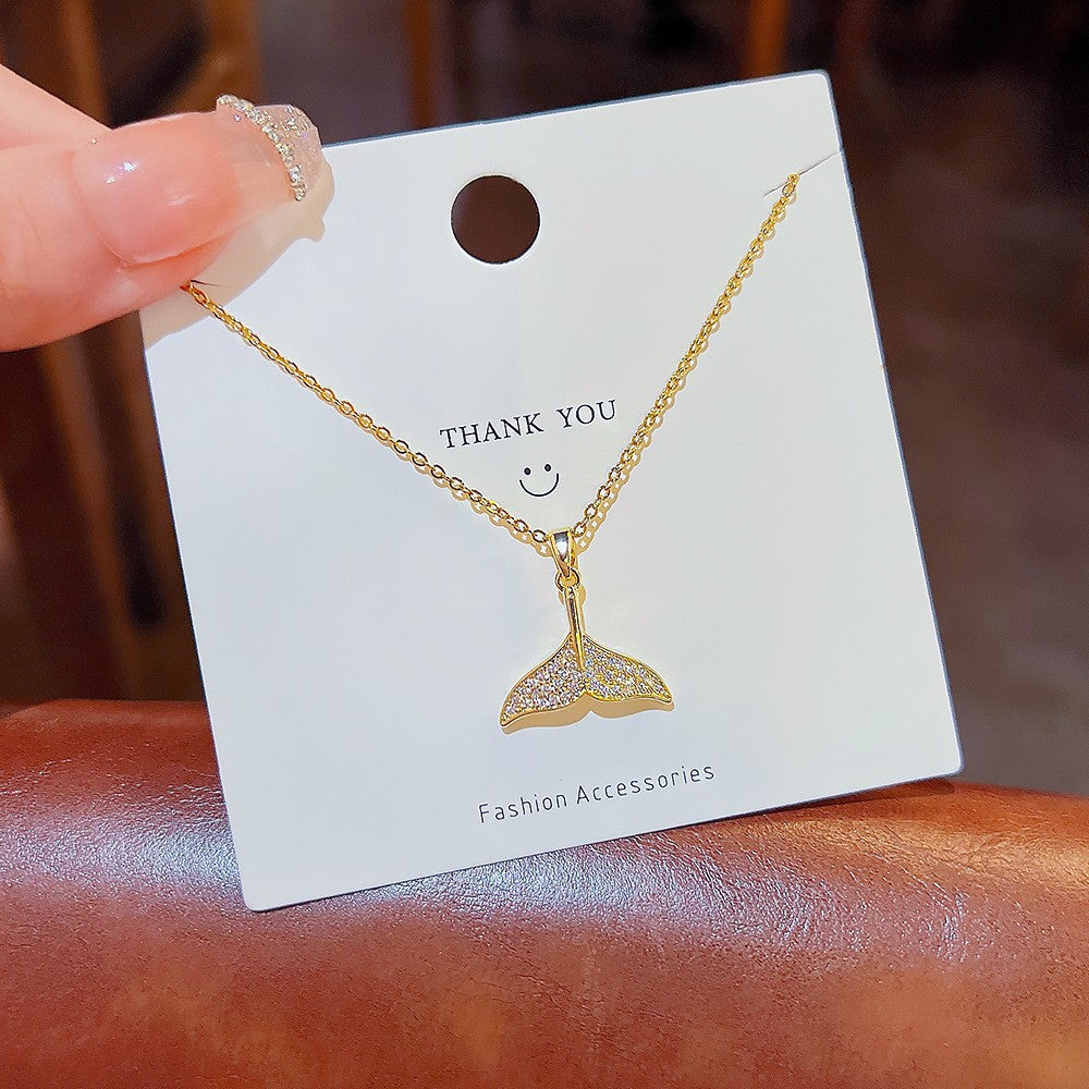 Wholesale Titanium Steel Non-fading Necklace Clavicle Chain Choker Necklace ACC-NE-Xiyue001