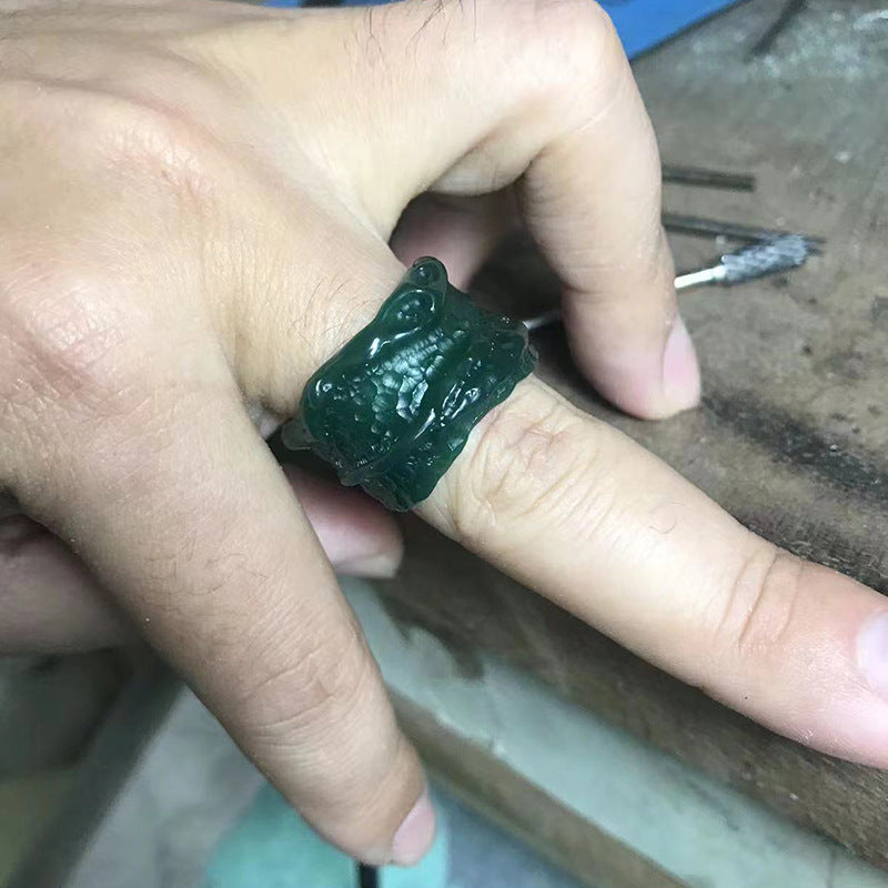 Wholesale  S925 sterling silver walnut pattern ring