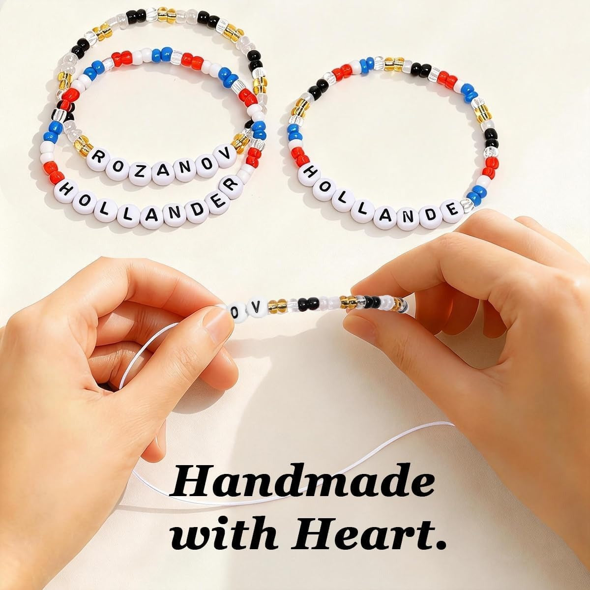 Wholesale Layered Bracelet Set Friendship bracelet beaded letter bangle gift ball clothing accessories