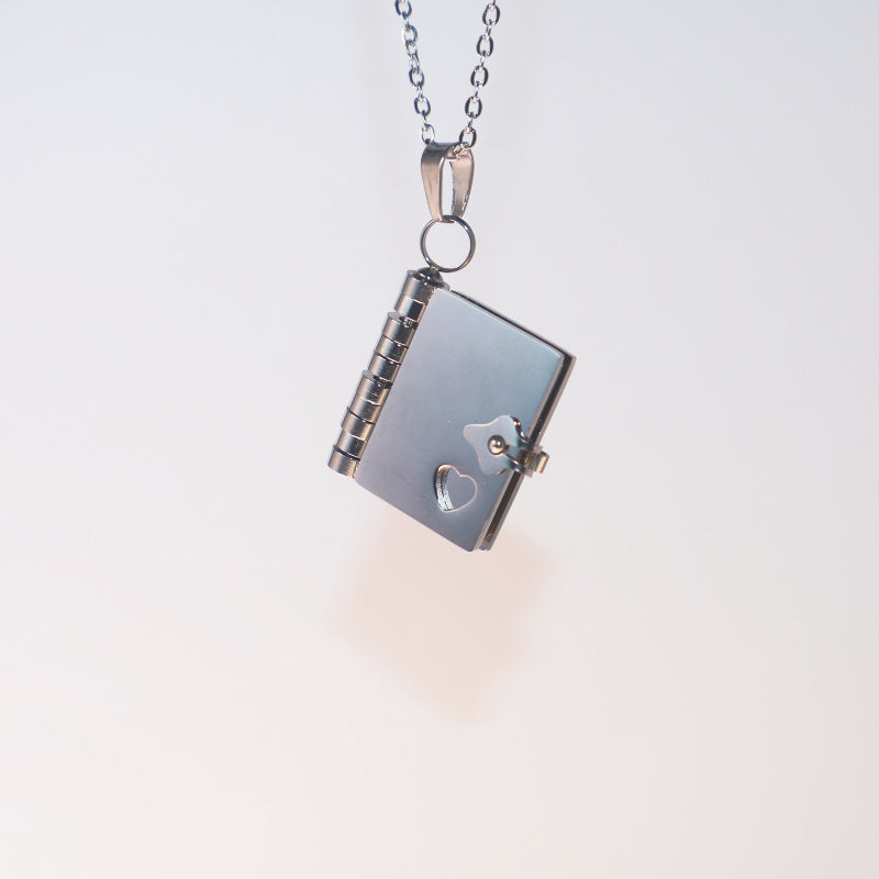 Wholesale Stainless Steel Flying Pigeon Love Letter Envelope Necklace