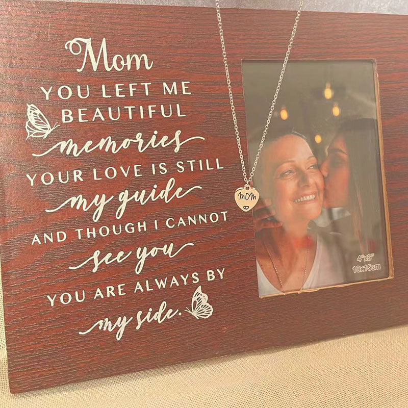 Wholesale Stainless Steel Heart MOM Necklace Love Necklace Heart Necklace ACC-NE-Yima006