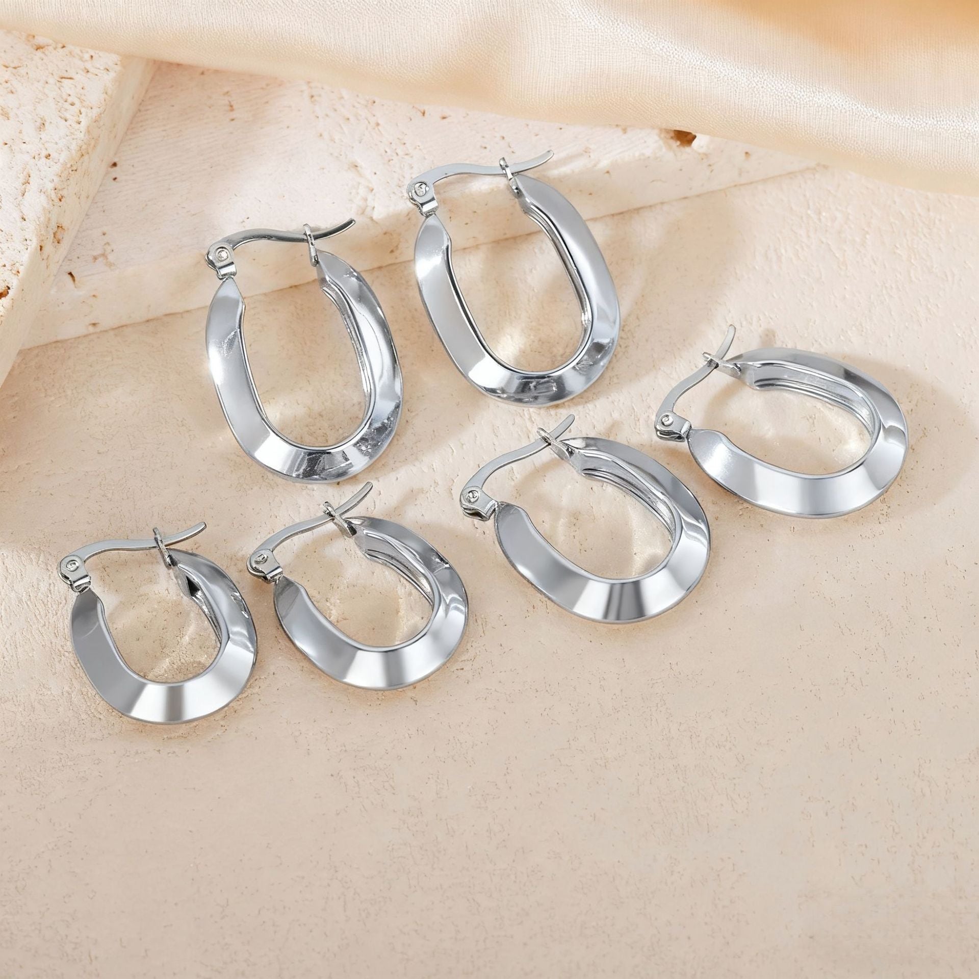 Wholesale  Hypoallergenic Jewelry  Titanium Steel Earrings