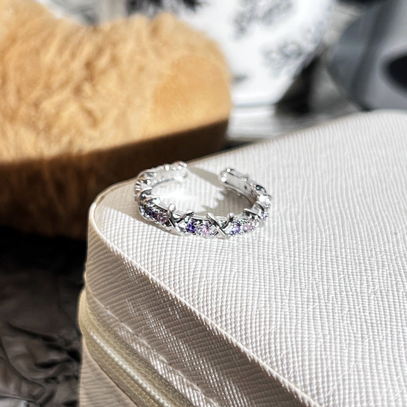 Wholesale Cross  Flower Fashion Ring