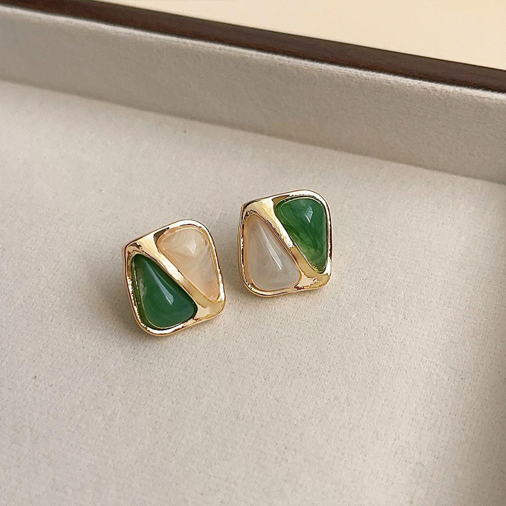 Wholesale Retro Vintage Maillard Cute Acrylic Earrings