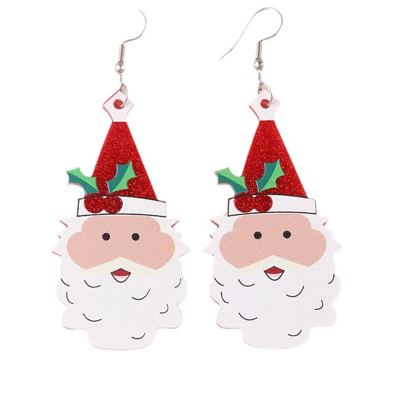 Wholesale Cartoon Christmas Series Acrylic Earrings