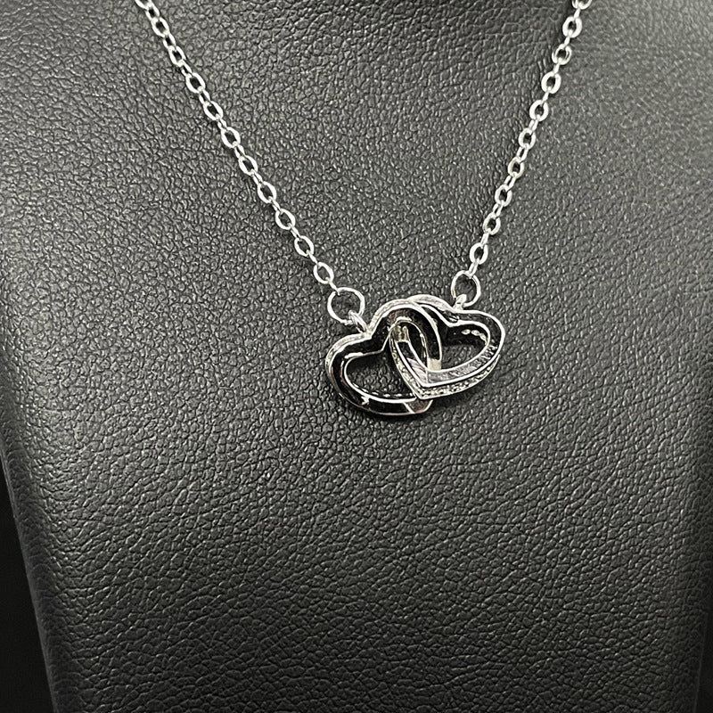 Wholesale Geometric Hollow Love Necklace