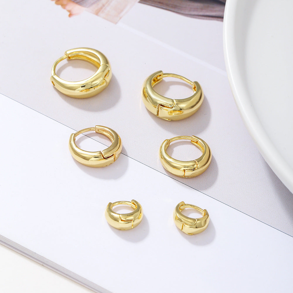 Wholesale round multi-piece earrings