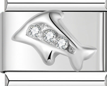 Wholesale 10pcs Italian Charm Bracelet 9mm DIY Splicing Cute Creative Stainless Steel Composable Bracelet