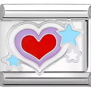 Wholesale  Italian Charm Bracelet 9mm DIY purple creative   Creative Stainless Steel Composable Bracelet