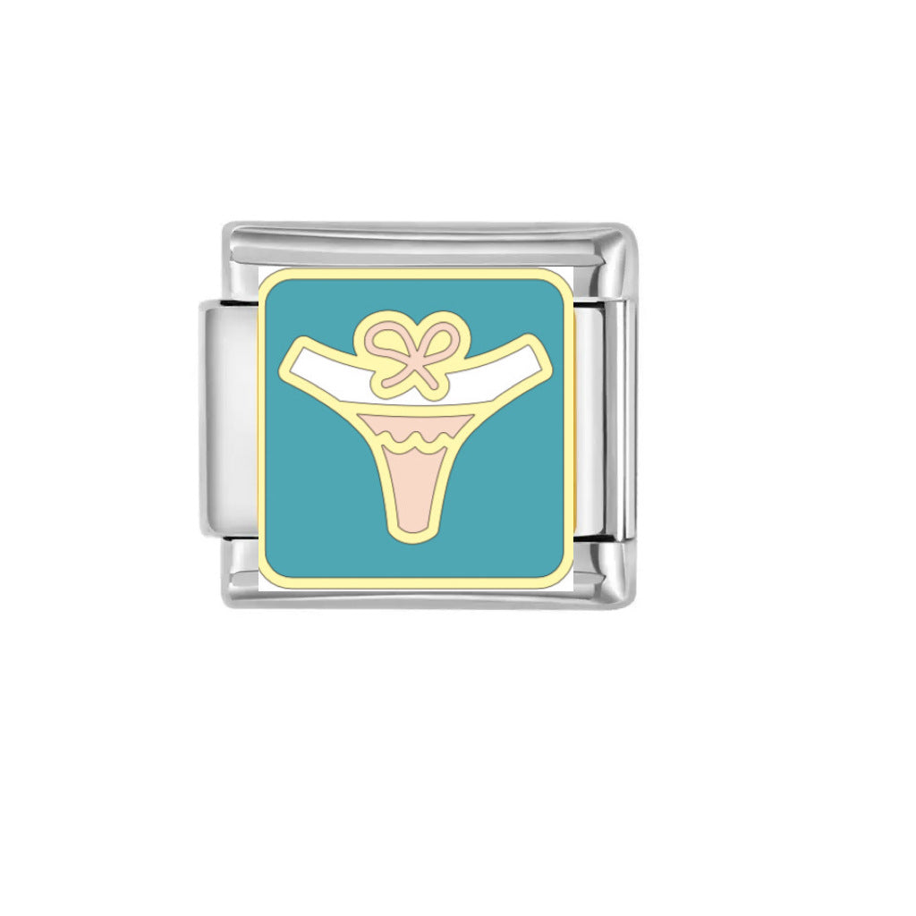 Bracelet de charme italien en gros 9 mm DIY SÉPLICATION SUMBRE BRACILLE DE COMPOSABLE D'ACIER SUMBRE