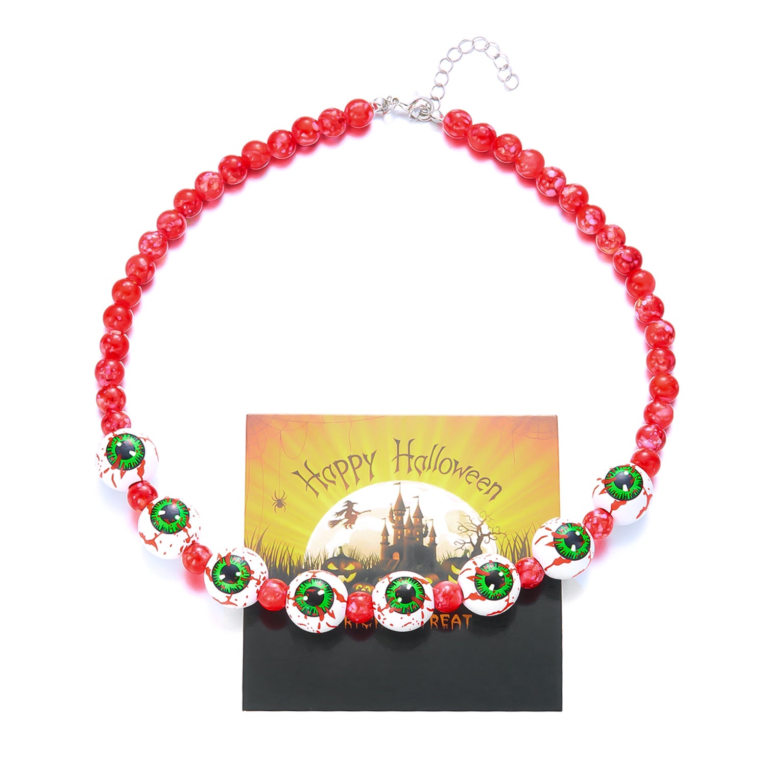 Wholesale  blood-red eyes print  and bat bracelet