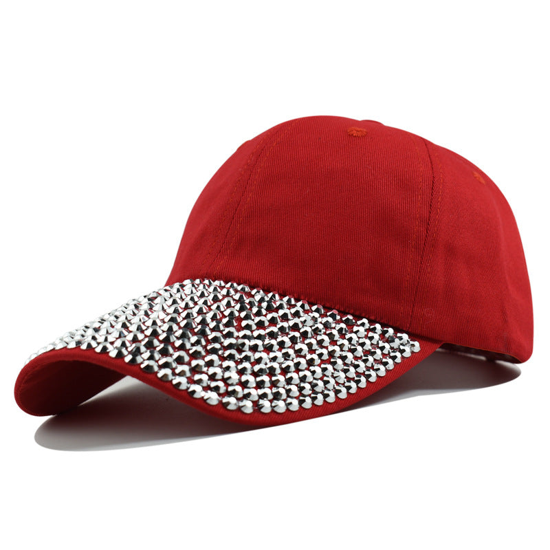 Wholesale personality diamond baseball cap diamond cap