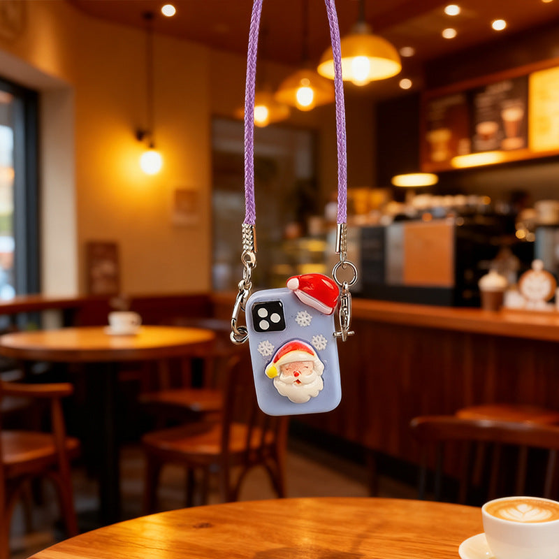 Wholesale Christmas-themed crossbody mini cartoon doll ornaments