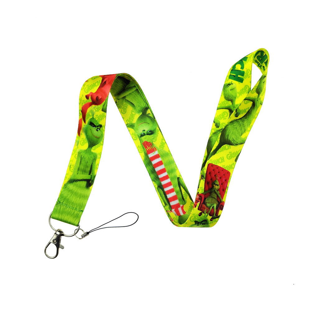 Wholesale Christmas cartoon japanese anime Lanyard Keychain