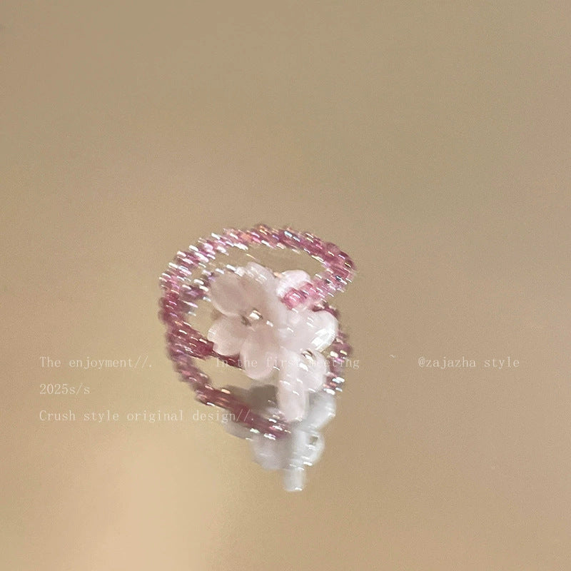 Wholesale Hand-woven Flower Ring